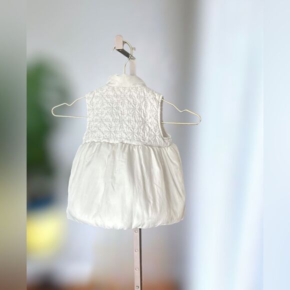 Cynthia Rowley Baby Infant Toddler Bow Winter Snow Puffer Vest Size 24 Months - Picture 8 of 13